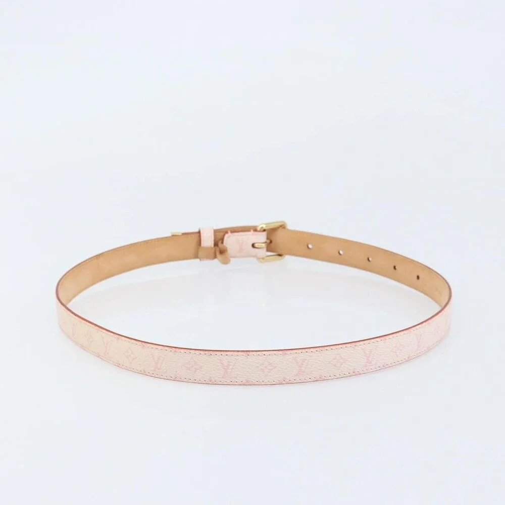Louis Vuitton Monogram Cherry Blossom Ceinture Belt Brown